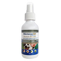 Спрей для обробки ран та догляду за шкірою всіх видів тварин Microcyn Wound&Skin Care Spray 0.12 л (992844)