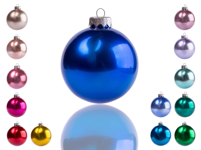 Ялинкова куля "Гальваніка глянцева" 6см