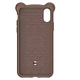 Чехол Baseus для iPhone XS Max Bear Silicone Case, Brown (WIAPIPH65-BE08), фото 3