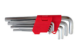 Набір шестигранних ключів Intertool 9 шт. Подовжені