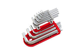 Набір шестигранних ключів Intertool 9 шт. Prof