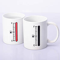 Чашка для сублимации хамелеон с уровнем 330мл