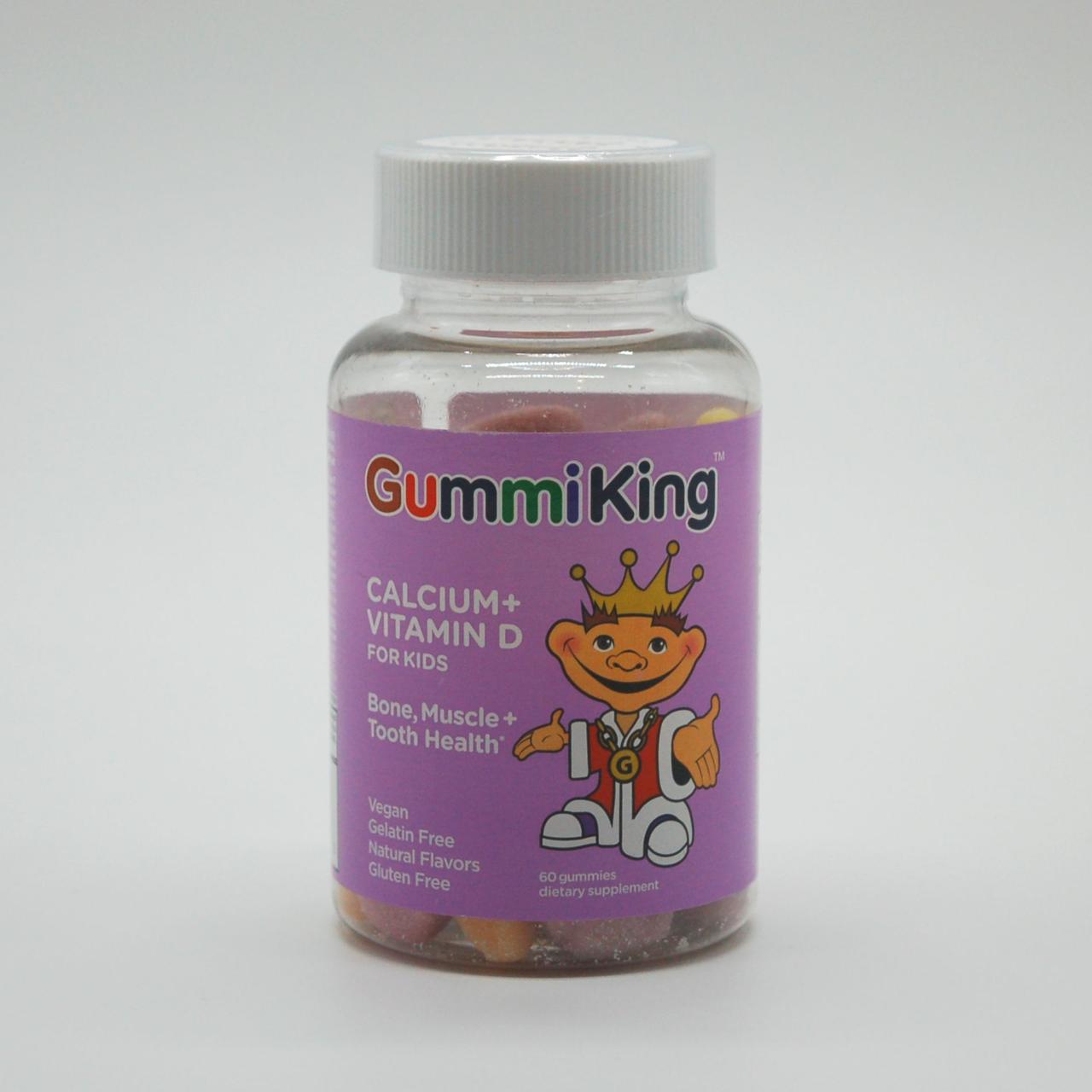 Кальцій і вітамін Д для дітей, GummiKing, 60 жувальних мармеладок