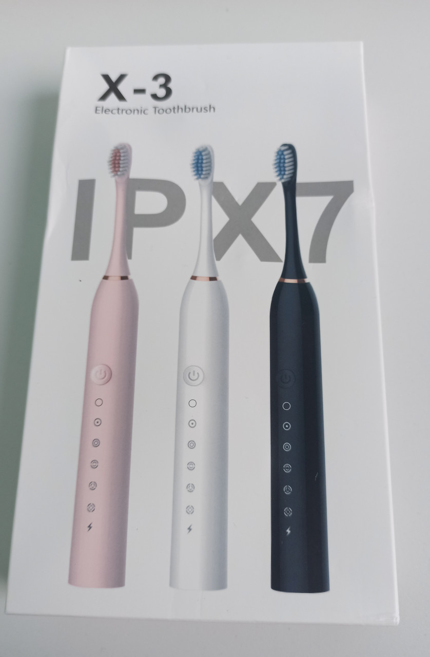 Ультразвукова електрична зубна щітка USB, 8 насадки 2 кольори