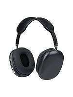 Бездротові Bluetooth-навушники P9 накладні з вбудованим мікрофоном для телефона Чорний