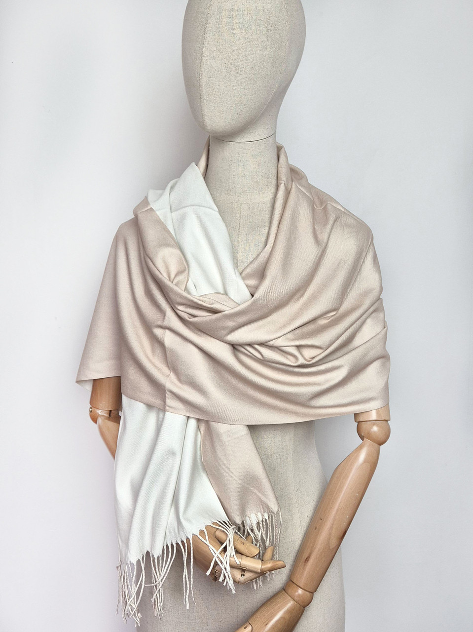 Шарф Палатин теплий кашеміровий двосторонній жіночий Лотта, фото 1