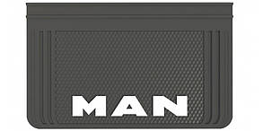 Бризковик задній MAN 650x400mm Чорний випуклий 3D (ЦІНА ЗА 2 ШТ)