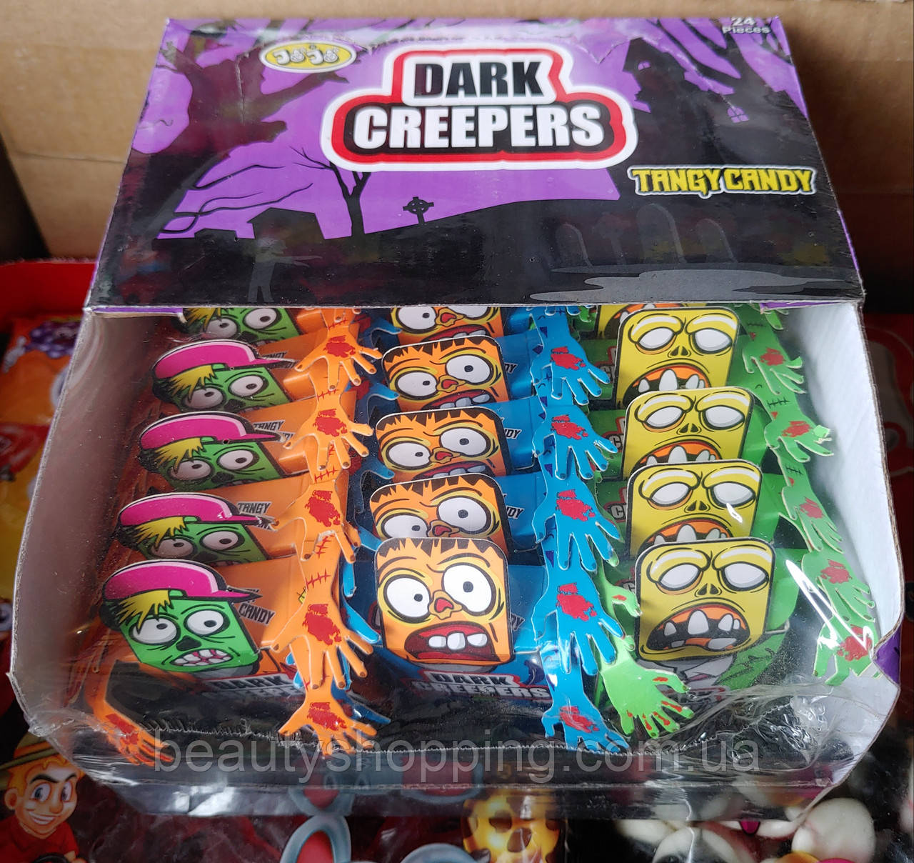 Цукрове драже 12 гр 24 штуки Dark Creepers