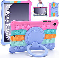 Дитячий силіконовий чохол Pop It з ручкою - підставкою для Samsung Galaxy Tab A9+ / A9 Plus 11" SM-X210 SM-X216