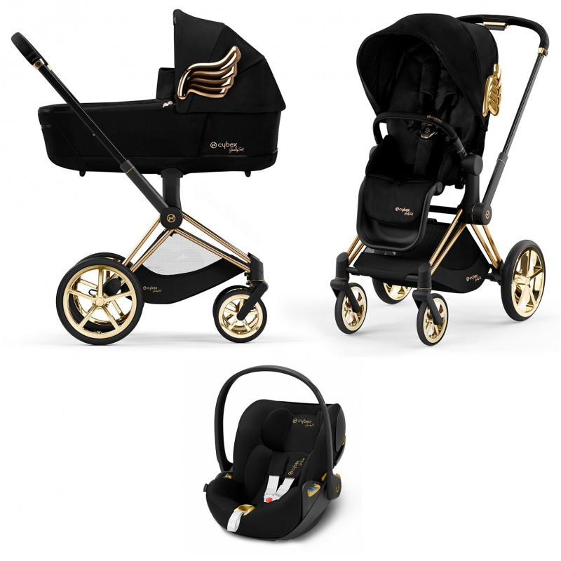 Cybex Priam Jeremy Scott Wings 4.0 автокрісло Cloud T i-Size коляска 3 в 1