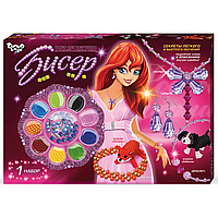 Набір бісеру ВЕЛ 2695DT для дівчаток  Червоний