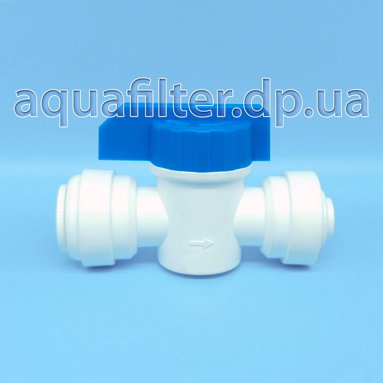 Кран кульовий прямий Organic 3/8 шланг — 1/4 шланг