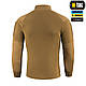 M-Tac тактична військова тепла флісова кофта койот на блискавці Fleece Polartec - фото 3 - id-p2380706410
