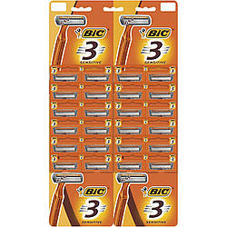 Станок для гоління Bic 3 Sensitive на мапі 24 шт.
