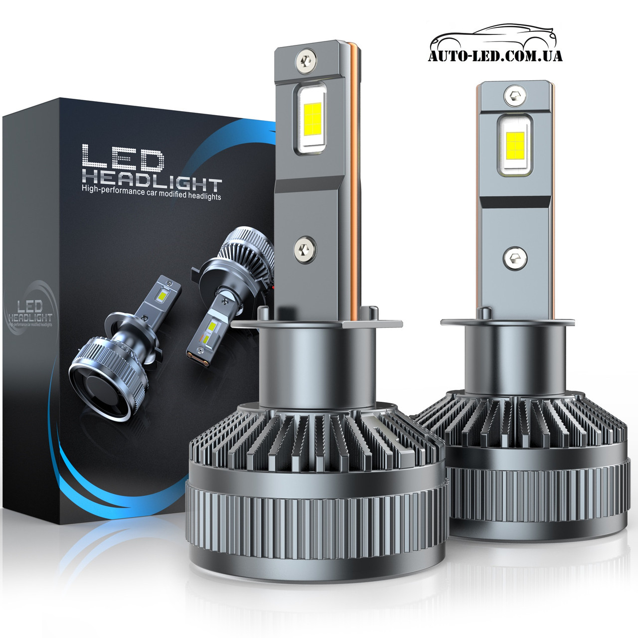 H1 LED HEADLIGHT 60W Canbus 12-24 В Комплект 2шт (1 рік гарантії!)
