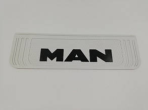 Бризковик передній MAN 190x650 мм білий випуклий 3D (ЦІНА ЗА 2 ШТ)