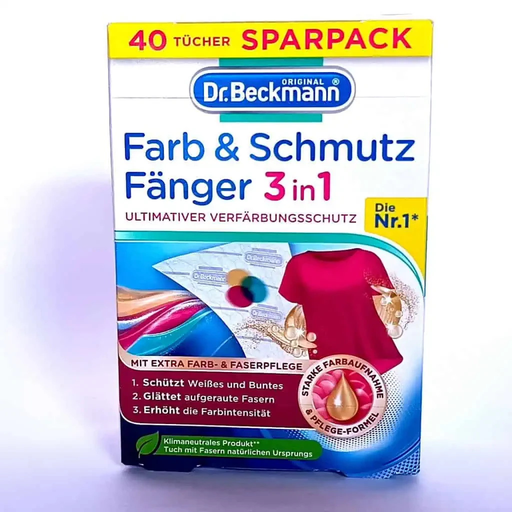Абсорбувальні серветки для прання линяючих речей Dr.Beckmann Farb&Schmutz Fänger 40 шт
