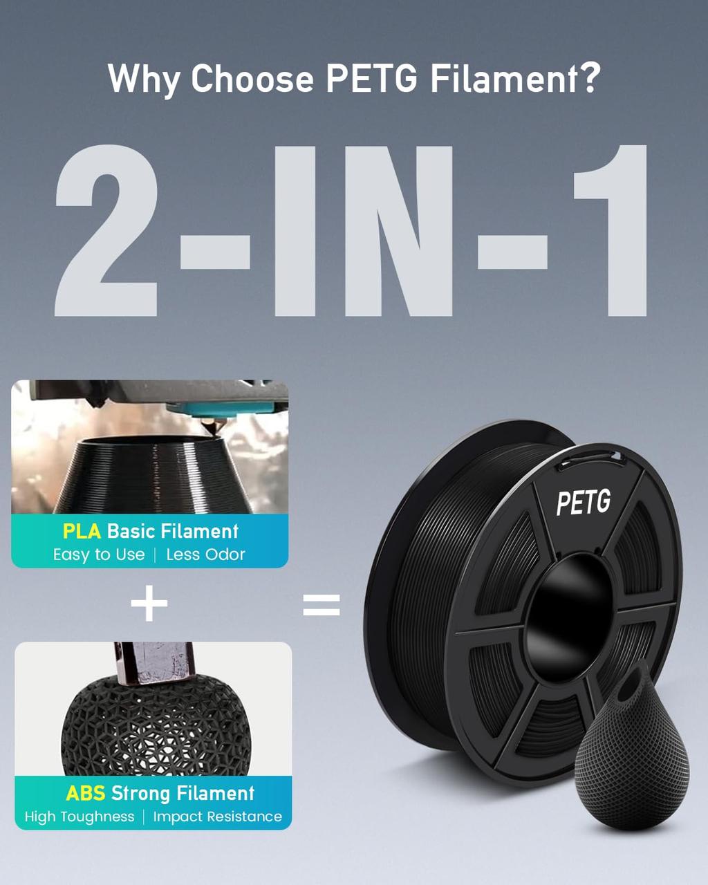 Filament for 3D-print SUNLU PETG 1.75mm 1kg 1
