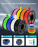 Пластик/філамент для 3D-друку SUNLU PLA  Coffee (03741013Z), Reusable Spool, 1.75мм, 1кг, 330м, 200-240°C, Кавовий, фото 10