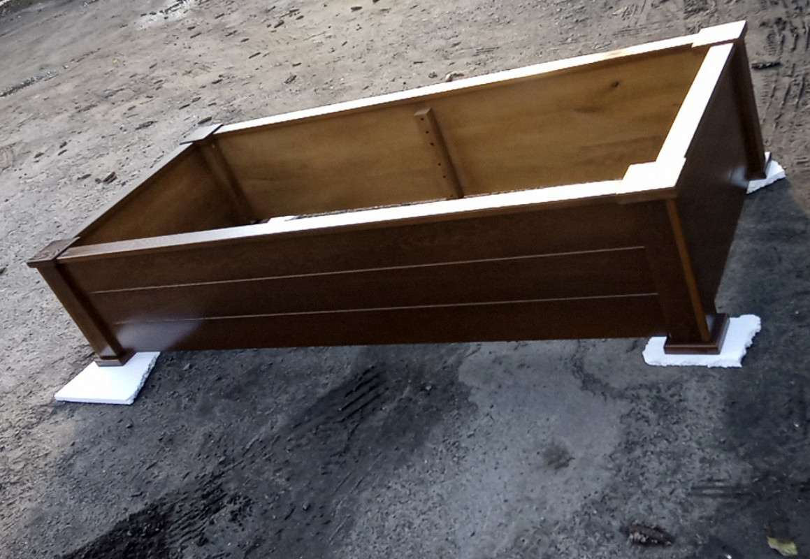 Обрешітка на могилу на 3 доски, висота 38см. Матеріал сосна, фото 1