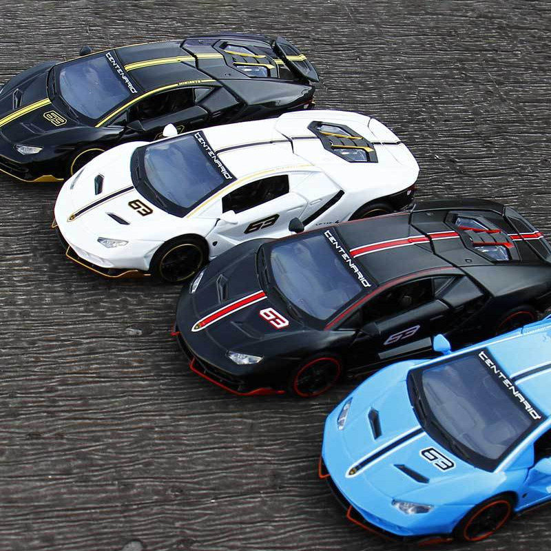 Крута колекційна модель машинка Lamborghini Centenario Металевий суперкар інерція звук світло 4 види, фото 1