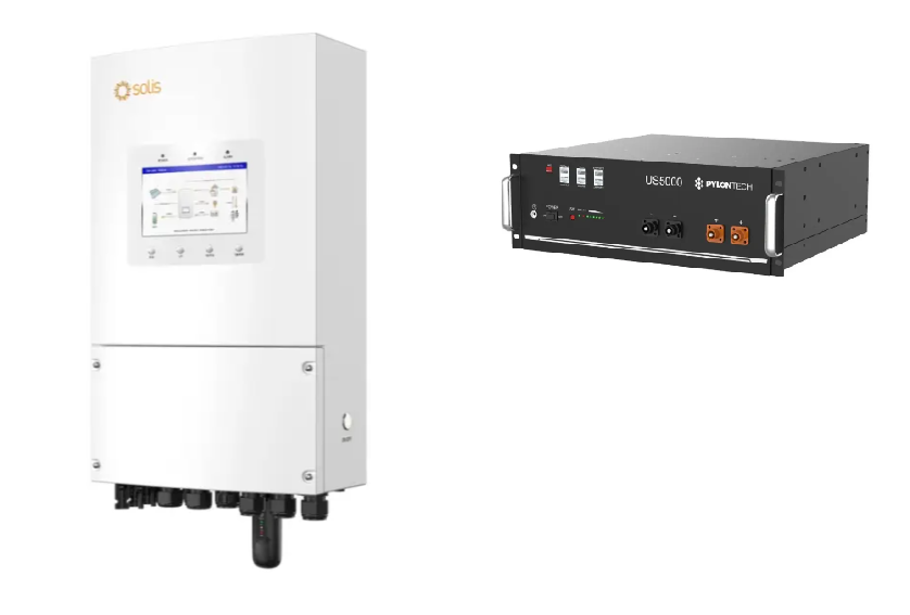 Комплект резервного живлення інвертор SOLIS S6-EH1P8K-L-PLUS 8 kW + АКБ Pylontech US5000 4.8 kW