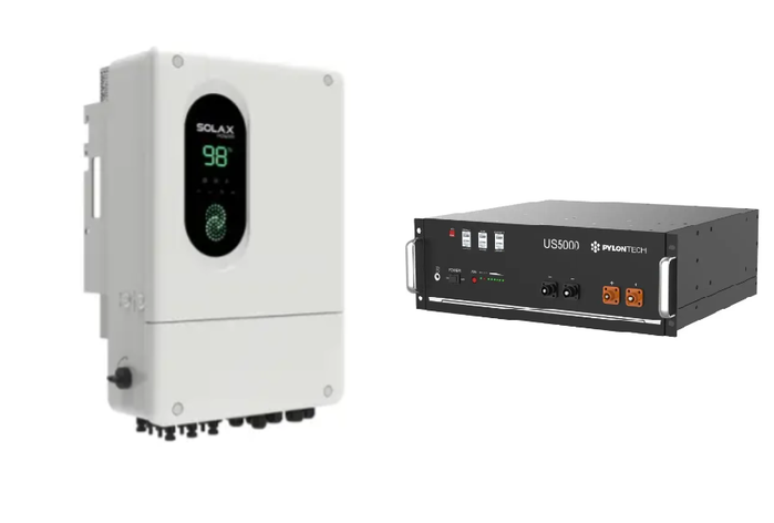 Комплект безперебійного живлення інвертор PROSOLAX X1-Lite-8.0-LV 8 kW + АКБ Pylontech US5000 4.8 kW, фото 1