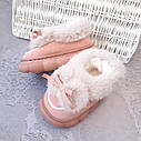Дитячі домашні капці від 22 до 27 розмір кімнатні хутряні зимові капчики для дівчинки садочка будинку, фото 2