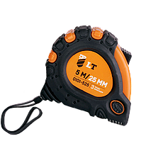 Рулетка 5,0 м * 25 мм, магніт, 3 стопора, Proseries "LT"