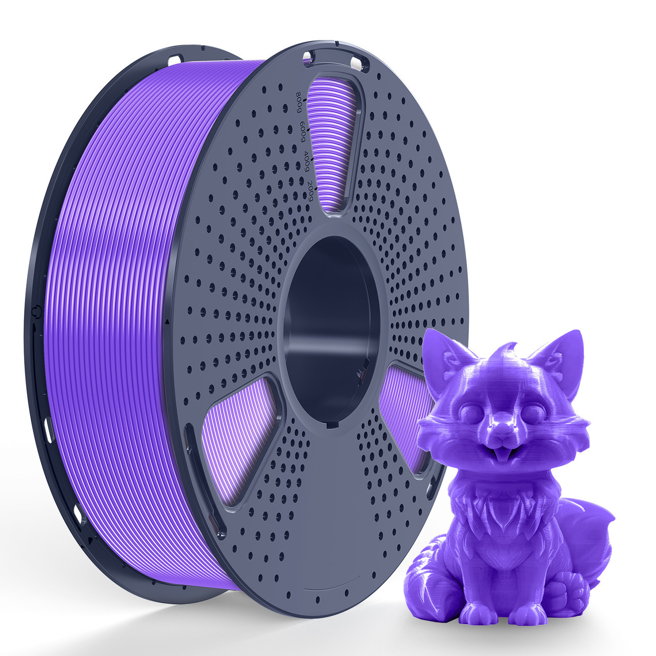 Пластик філамент для 3D-друку SUNLU PETG Purple (09140524E) Reusable Spool