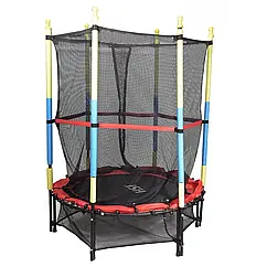 Дитячий батут B 7105 (140 см) із захисною сіткою