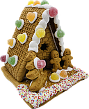 Пряничний будинок Pertzborn Das Knusper Hexenhaus Gingerbread House 950г, фото 5
