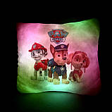 Подушка нічник Собачий Патруль — Paw Patrol — іграшка щенячий патруль, фото 2