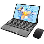 Клавіатура-підставка бездротова Smart Keyboard + Мишка для планшета Ukr+Eng Black, фото 3