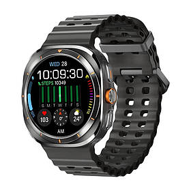 Розумний годинник Lemfo W7 з вимірюванням тиску та кисню в крові (Чорний)