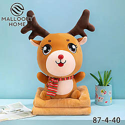 Іграшка плед 3 в 1 ( плед-подушка-іграшка) розмір пледа 120х160