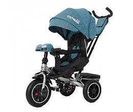 ВЕЛОСИПЕД 3-х колісний TILLY CAYMAN з пультом і посиленою рамою T-381 льон - 64 * 33 * 41см