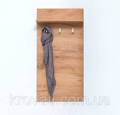 Вішалка "Брайт" 450 х140х 900 h Майстер Форм . Дуб крафт золотий