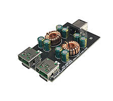 Модуль швидкої зарядки 100W на 2 канали SW3518 (понижуючий 6-35V) QC4 PD3.0 VOOC USB-A/C