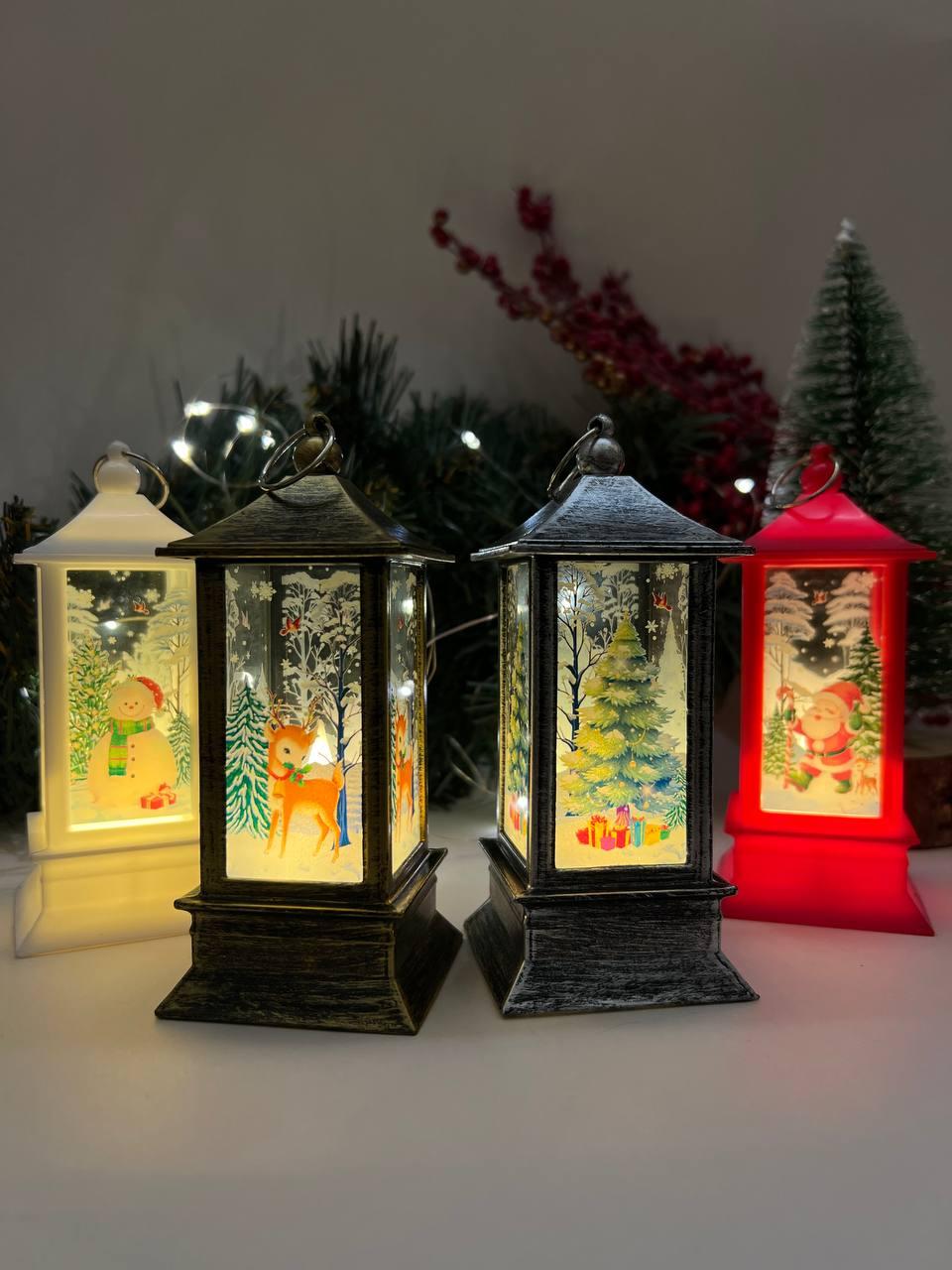 Новорічний ліхтарик 12х5 см 6614-2