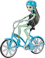 Лялька Монстер Хай Френкі Штейн на велосипеді — Monster High Boltin' Bicycle Frankie Stein Doll&Vehicle