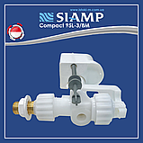 Впускний клапан для зливного бачка SIAMP Compact 95L-3/8M, боковий 3/8'' латунний, фото 6