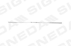 Накладка молдінгу бампера (задня, центральна) MB E-Class (W210) (1999-2003) Blic