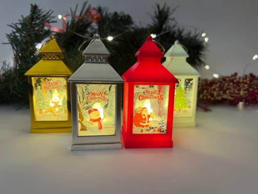 Новорічний ліхтарик 10х4 см 6614-6