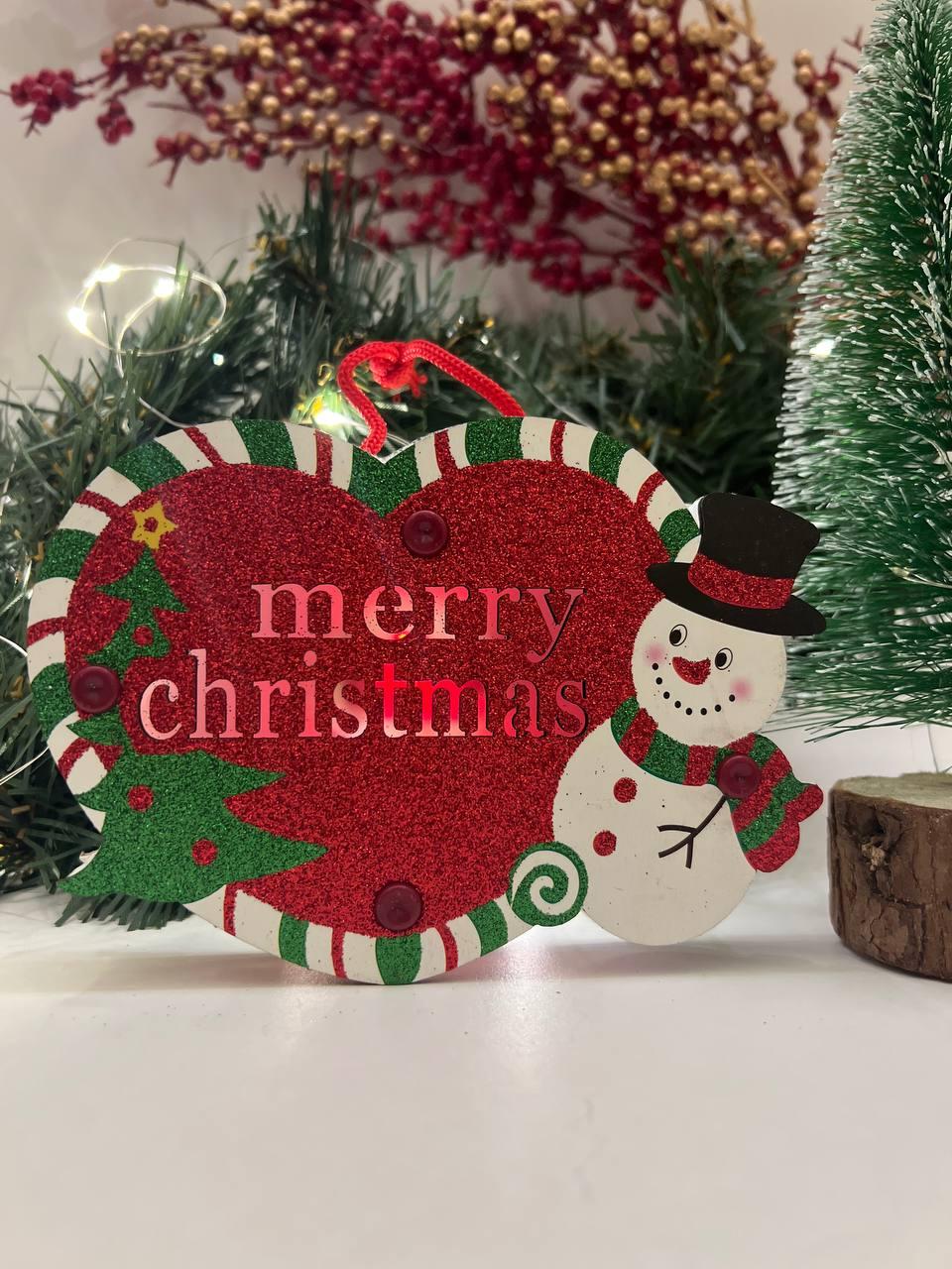 Новорічний ліхтарик підвіска 14х10 см АЕ20