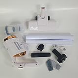 Бездротовий акумуляторний пилосос із насадками (ручний, вертикальний, 120 Вт) YY-100, фото 7