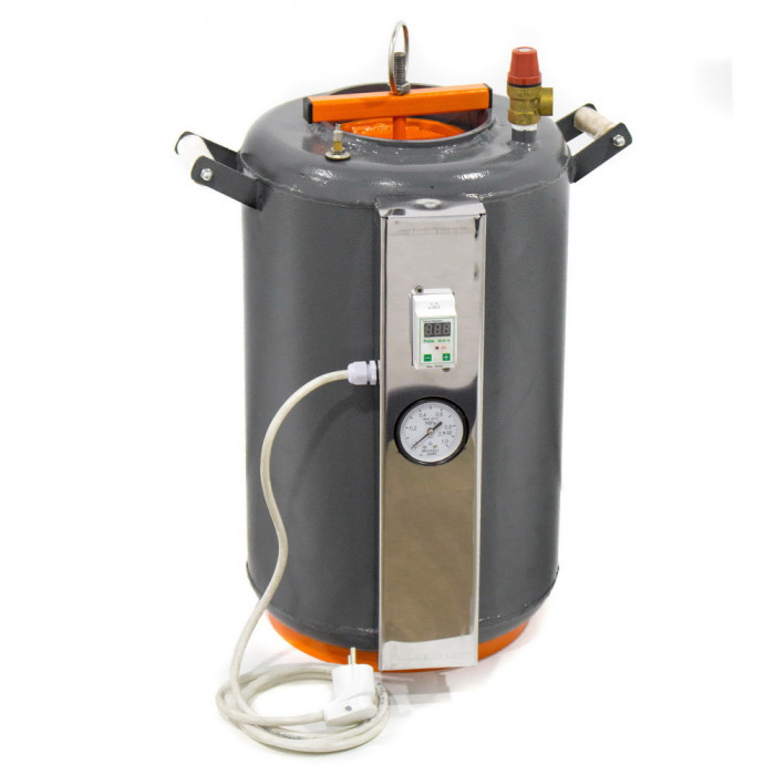 Автоклав для тушонки та консервування "Домашній майстер 16" Електро+Газ 16 банок по 0,5л, 5 банок по 1л, фото 1