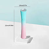 Лампа Led 5 (3 Вт.) на акумуляторі (з USB) для прихвату верхніх форм, гелевих типс та декору, фото 3