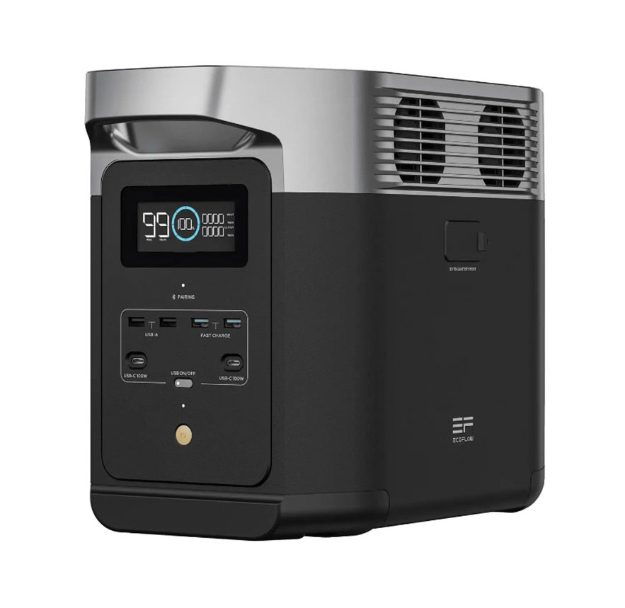 Зарядна портативна станція EcoFlow Delta 2 1800 Вт 1024 Вт/рік Автономна електростанція