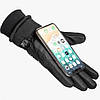 Універсальні зимові рукавички 3M Q216. M/8; Сенсор; Водовідштовхувальні. Антиковзні. Тінсулейт. Чорний. Терморукавички, фото 3